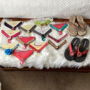 Two pairs of Lindsay Phillips sandals